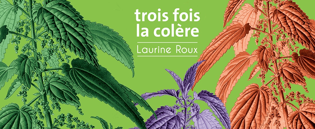 Trois fois la colère de Laurine Roux